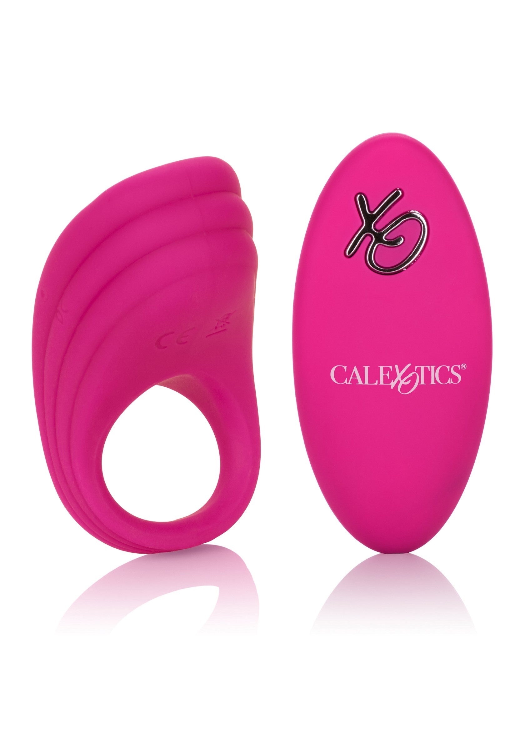 CalExotics Silicone Remote Pleasure Ring PINK - 0