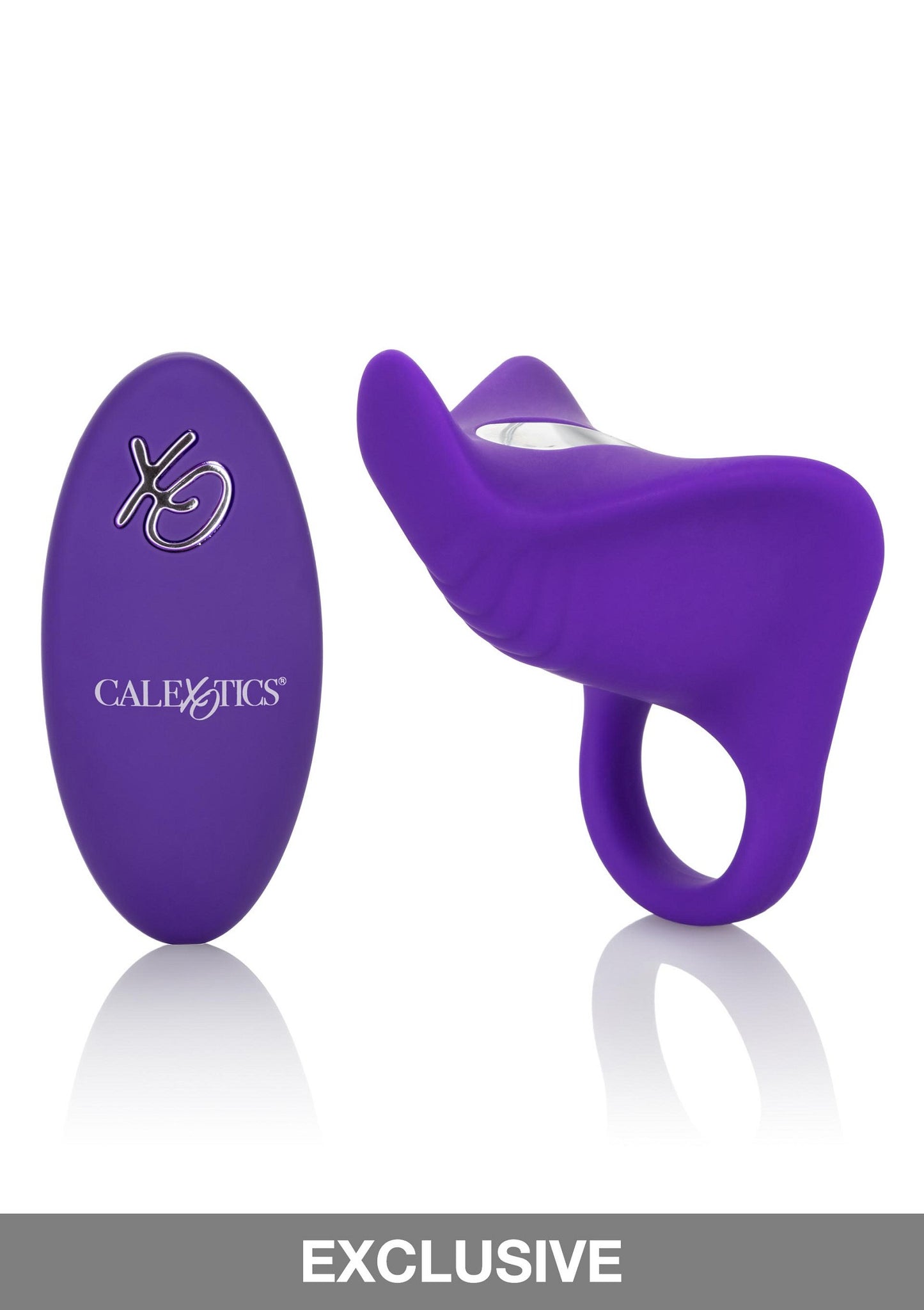 CalExotics Silicone Remote Orgasm Ring PURPLE - 1