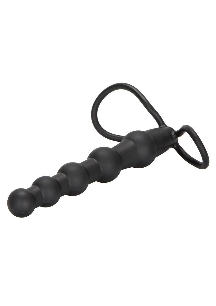 CalExotics Silicone Beaded Double Rider BLACK - 1