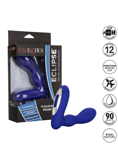 CalExotics Eclipse Pleasure Probe BLUE - 4