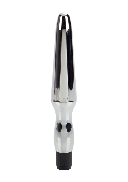 CalExotics Vibrating Waterproof Anal Probe SILVER - 1