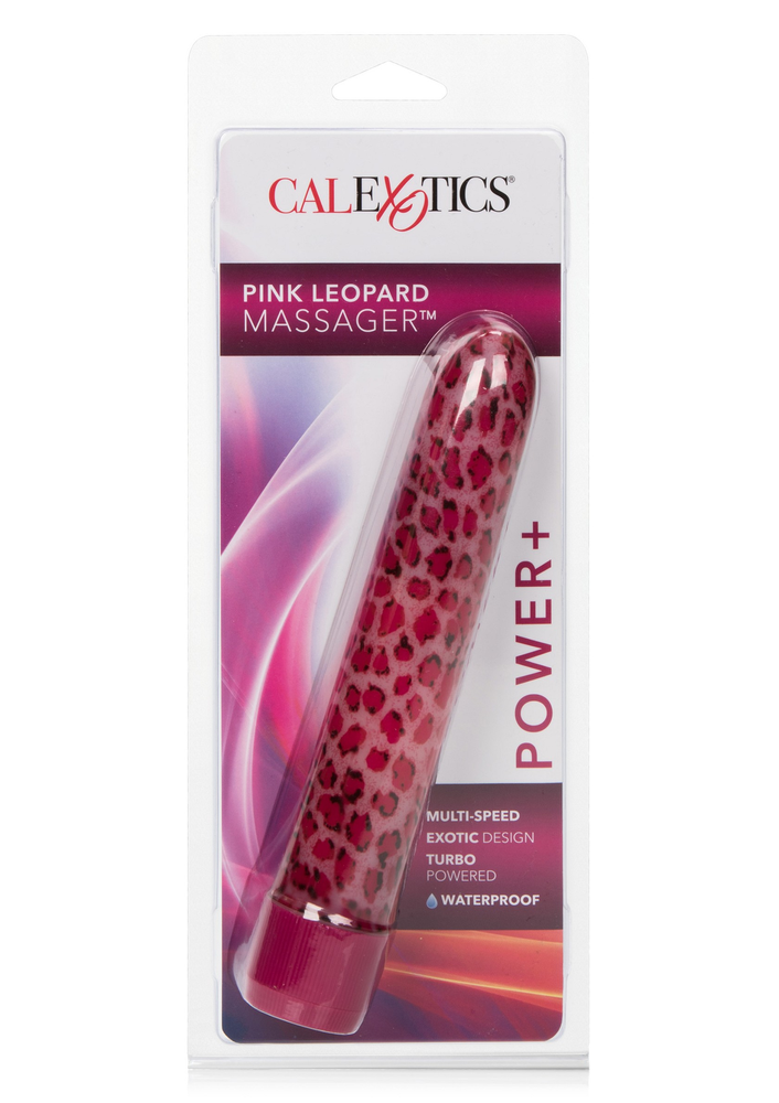 CalExotics Leopard Massager PINK - 0