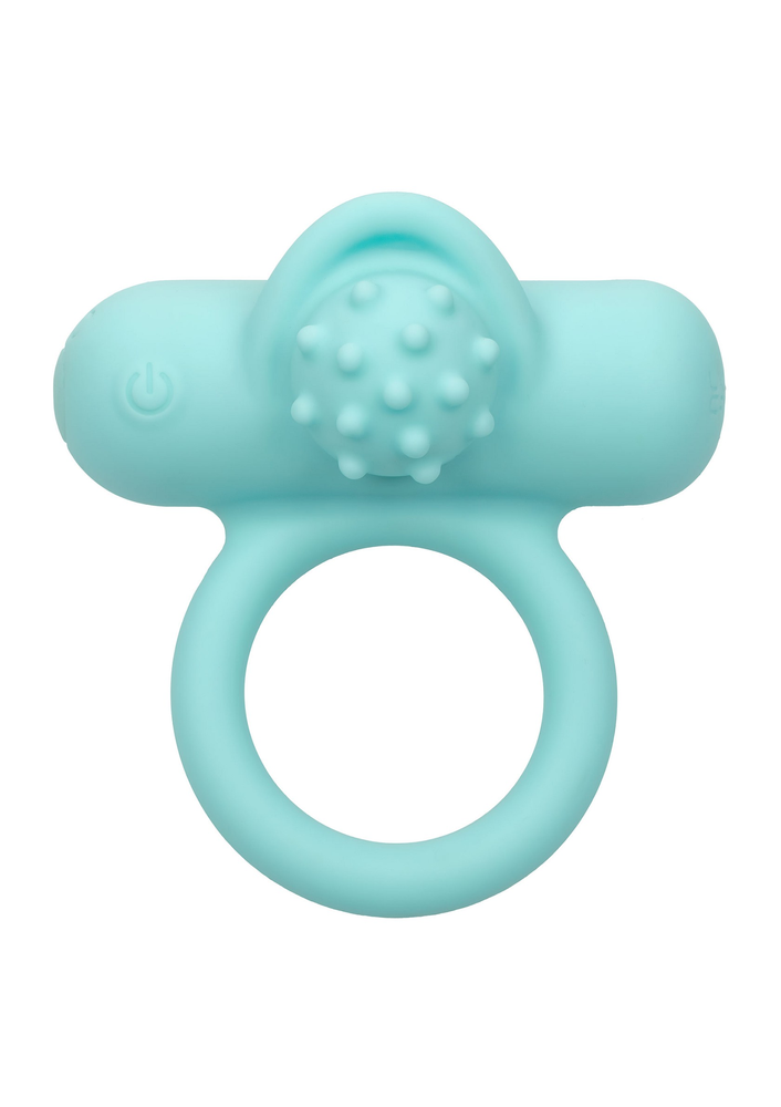 CalExotics Silicone Rechargeable Nubby Lover’s Delight AQUA - 6