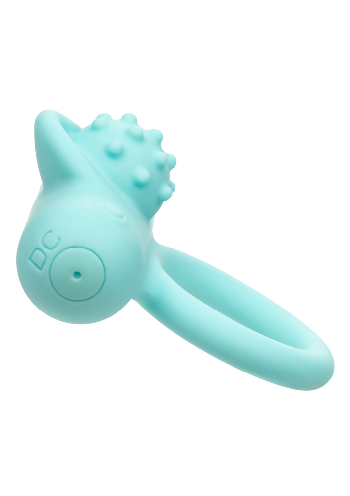 CalExotics Silicone Rechargeable Nubby Lover’s Delight AQUA - 3