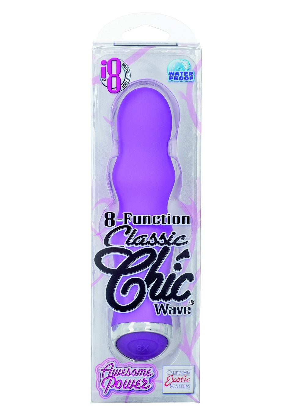 CalExotics 8-Function Classic Chíc Wave PURPLE - 1