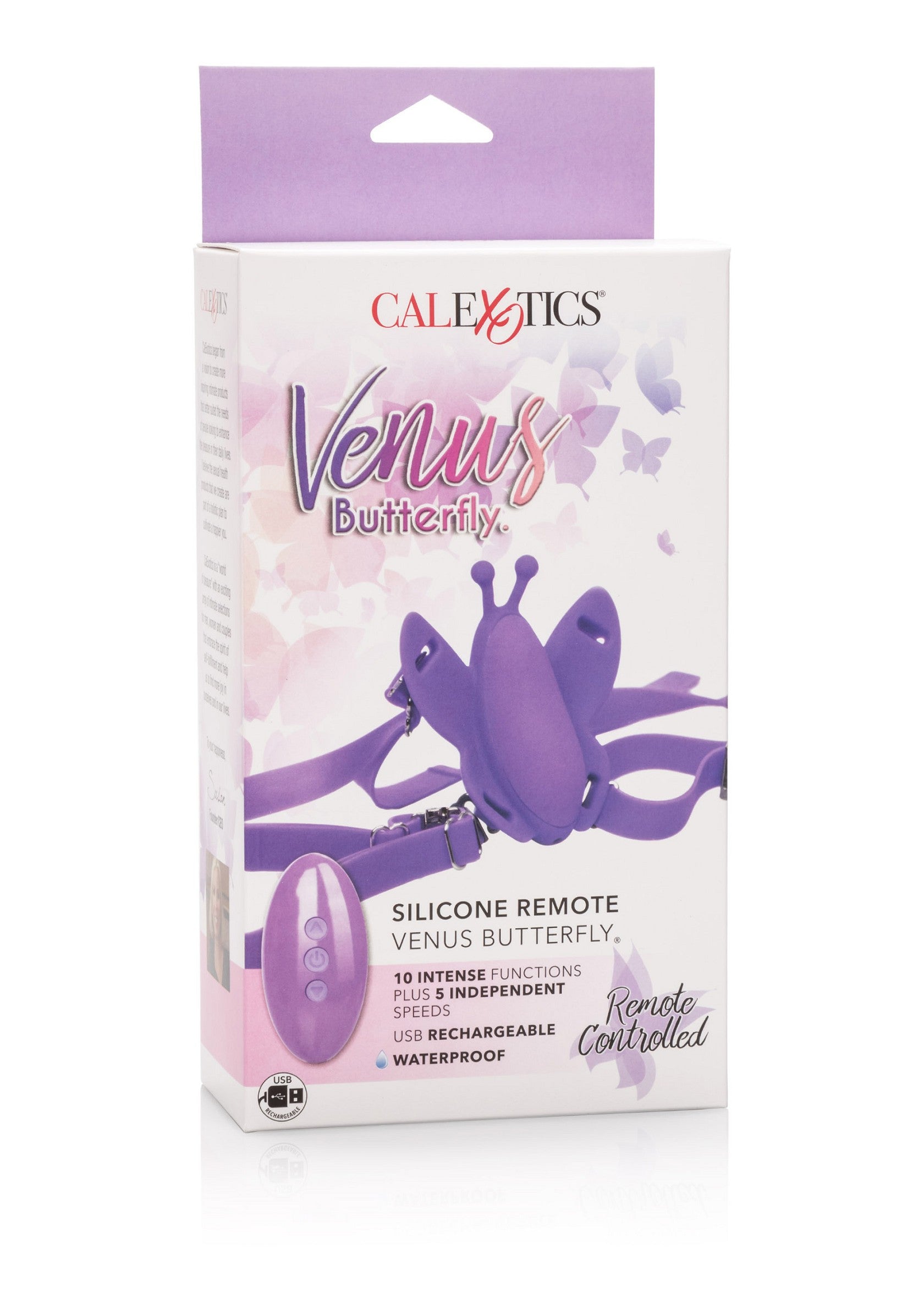 CalExotics Venus Butterfly Silicone Remote Venus Butterfly PURPLE - 3