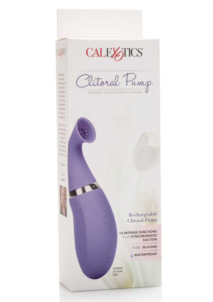 CalExotics Intimate Pump Rechargeable Clitoral Pump PURPLE - 0