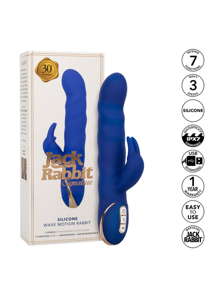 CalExotics Jack Rabbit Signature Wave Motion Rabbit BLUE - 9