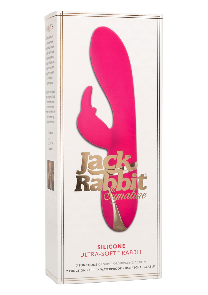 CalExotics Jack Rabbit Signature Silicone Ultra-Soft Rabbit PINK - 4