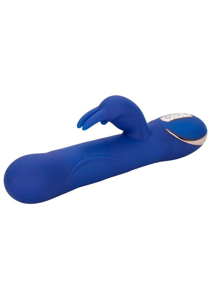 CalExotics Jack Rabbit Signature Silicone Rotating Beaded Rabbit BLUE - 0