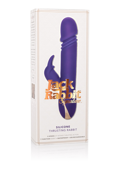 CalExotics Jack Rabbit Signature Silicone Thrusting Rabbit PURPLE - 1