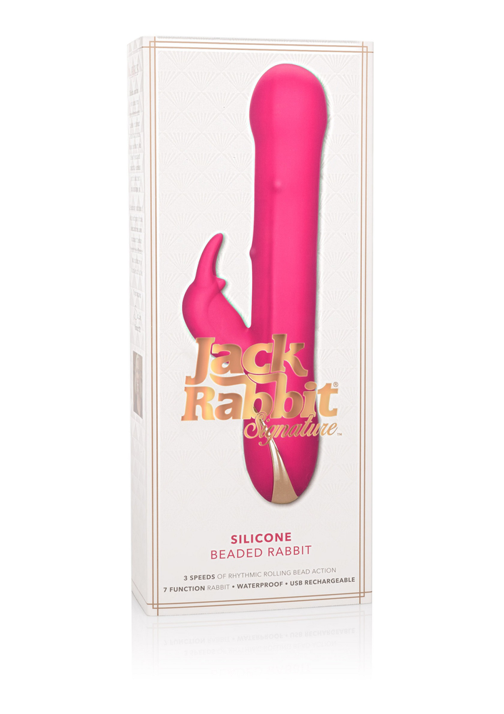 CalExotics Jack Rabbit Signature Silicone Beaded Rabbit PINK - 5