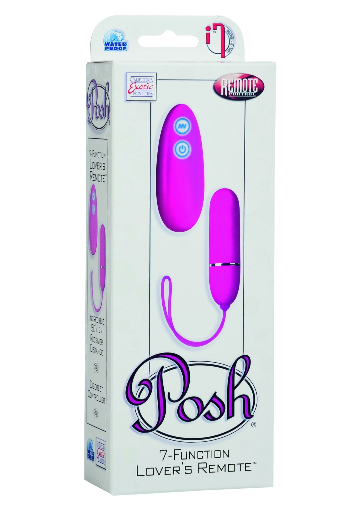 CalExotics 7-Function Lover's Remote PINK - 0