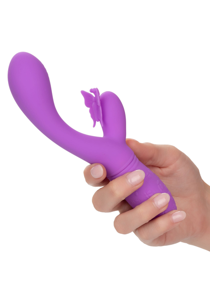 CalExotics Rechargeable Butterfly Kiss Flutter PURPLE - 12