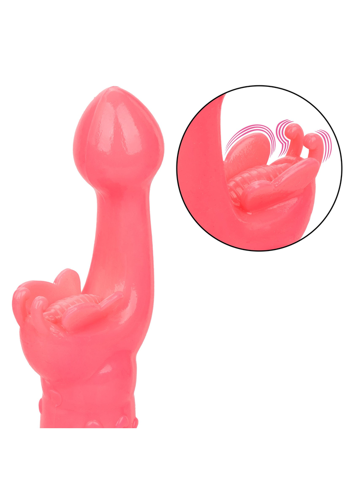 CalExotics Rechargeable Butterfly Kiss PINK - 10