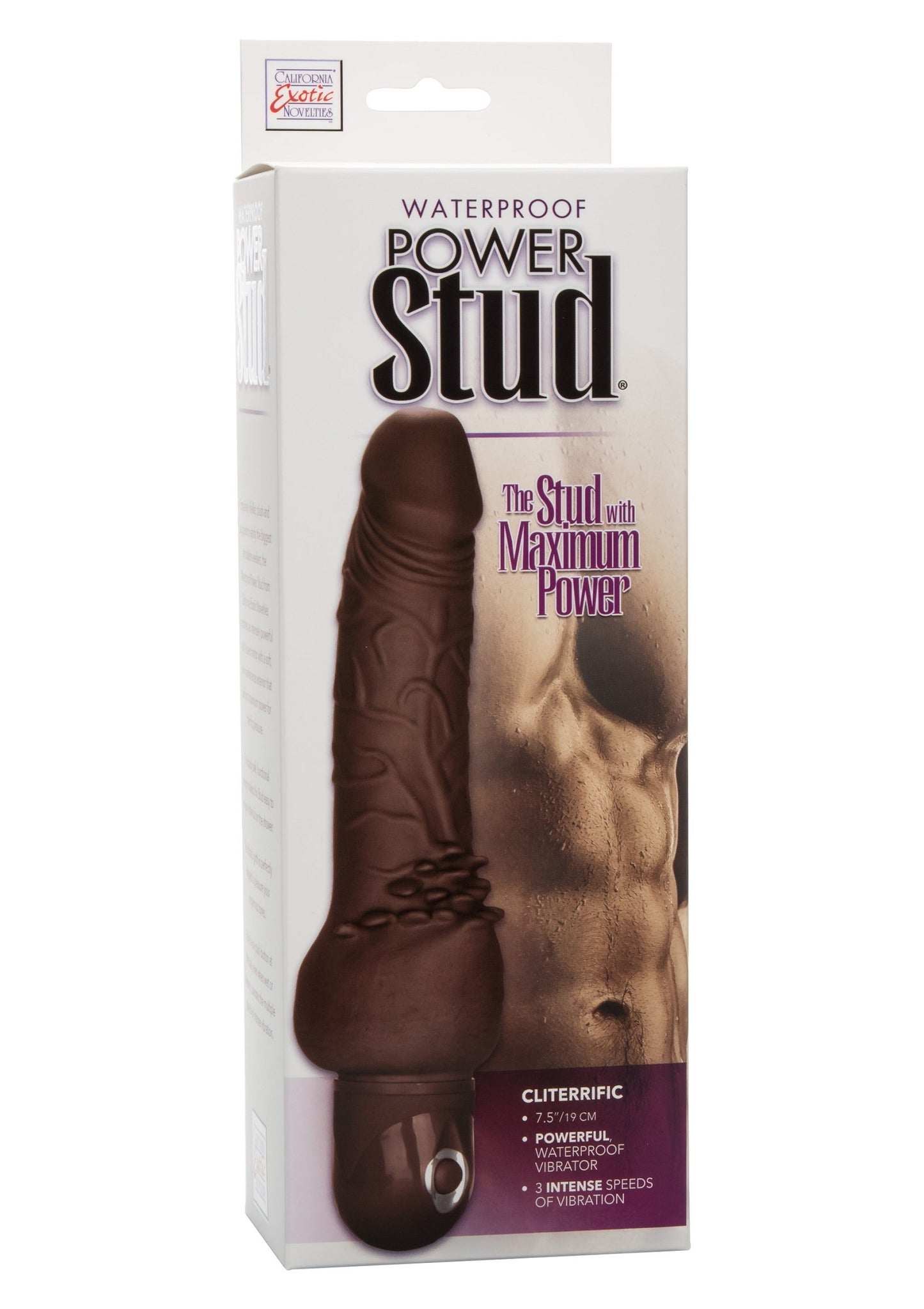 CalExotics Power Stud Cliterrific BROWN - 1