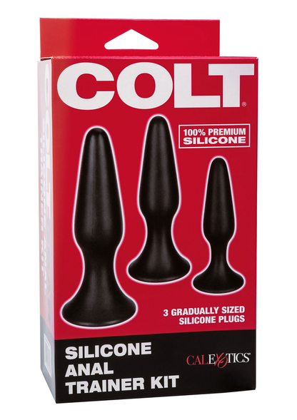 CalExotics COLT Silicone Anal Trainer Kit BLACK - 0