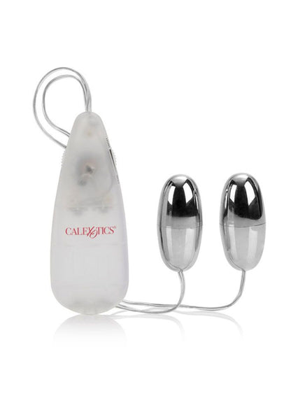 CalExotics Pocket Exotics Vibrating Double Silver Bullets SILVER - 1