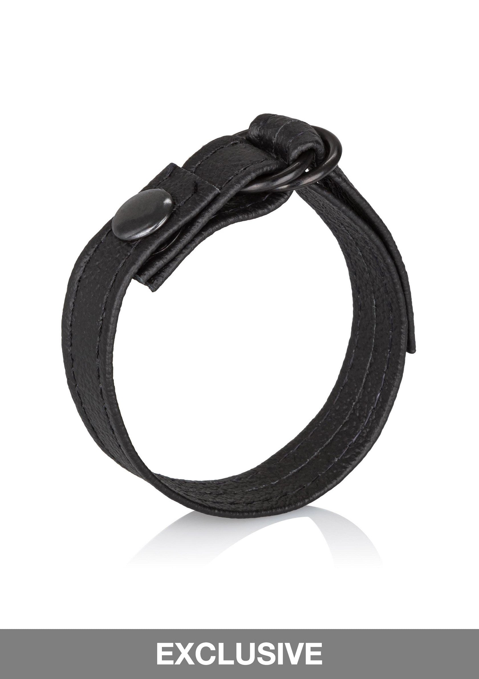 CalExotics Leather Cinch BLACK - 4