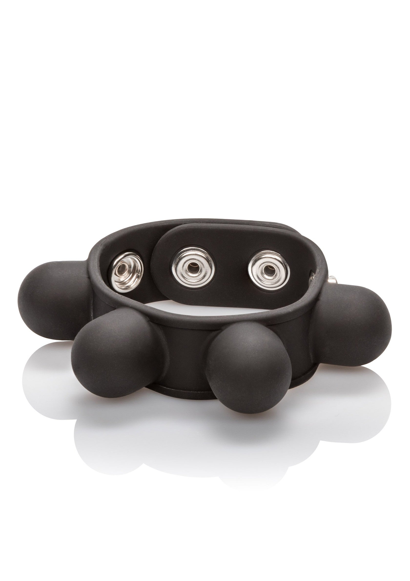 CalExotics Silicone Weighted Ball Stretcher BLACK - 2