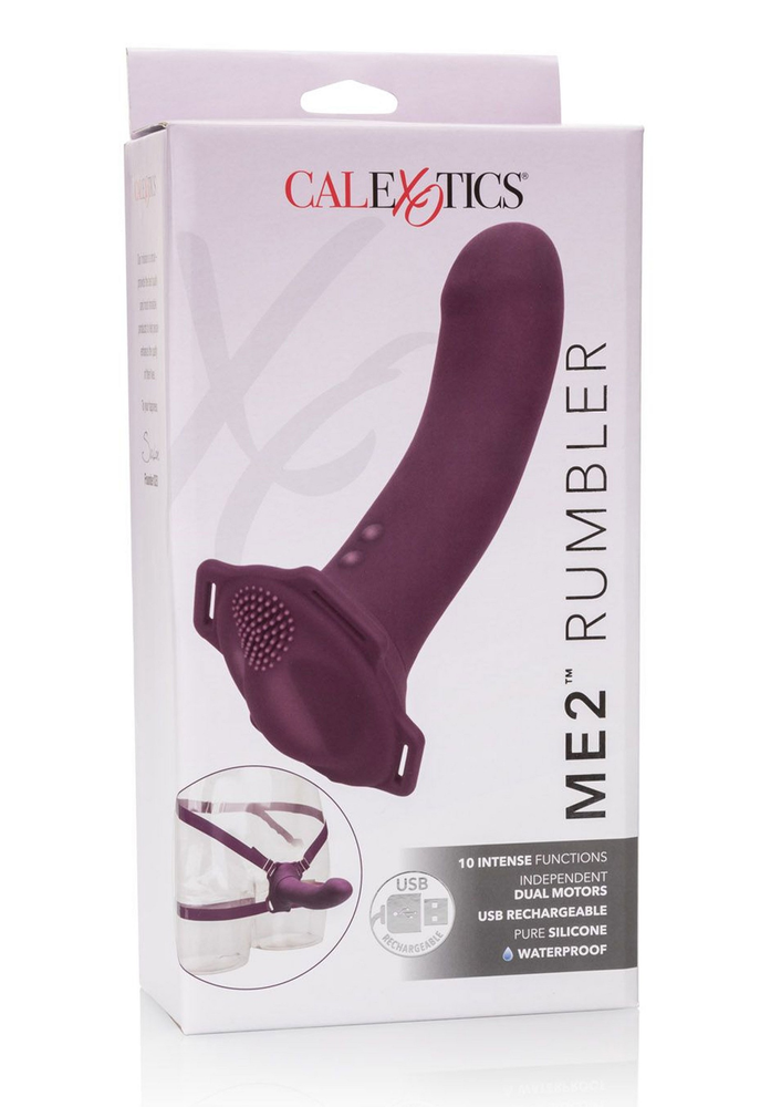 CalExotics Her Royal Harness Me2 Rumbler PURPLE - 3