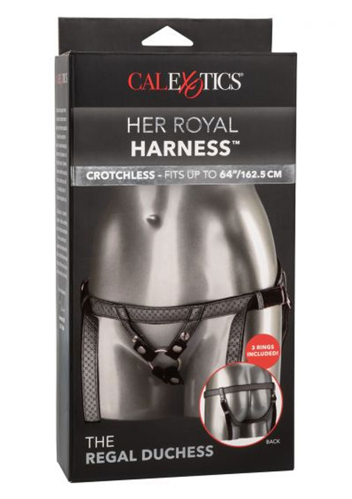 CalExotics Her Royal Harness The Regal Duchess SILVER - 3