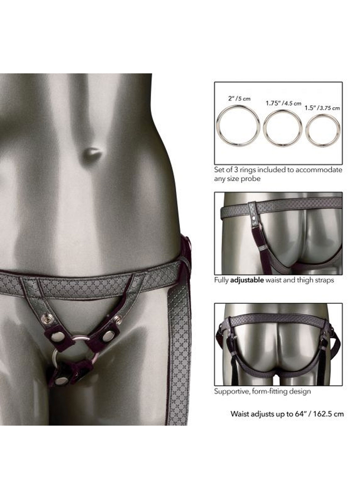 CalExotics Her Royal Harness The Regal Duchess SILVER - 2