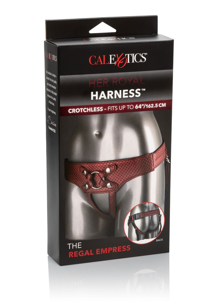 CalExotics Her Royal Harness The Regal Empress RED - 2