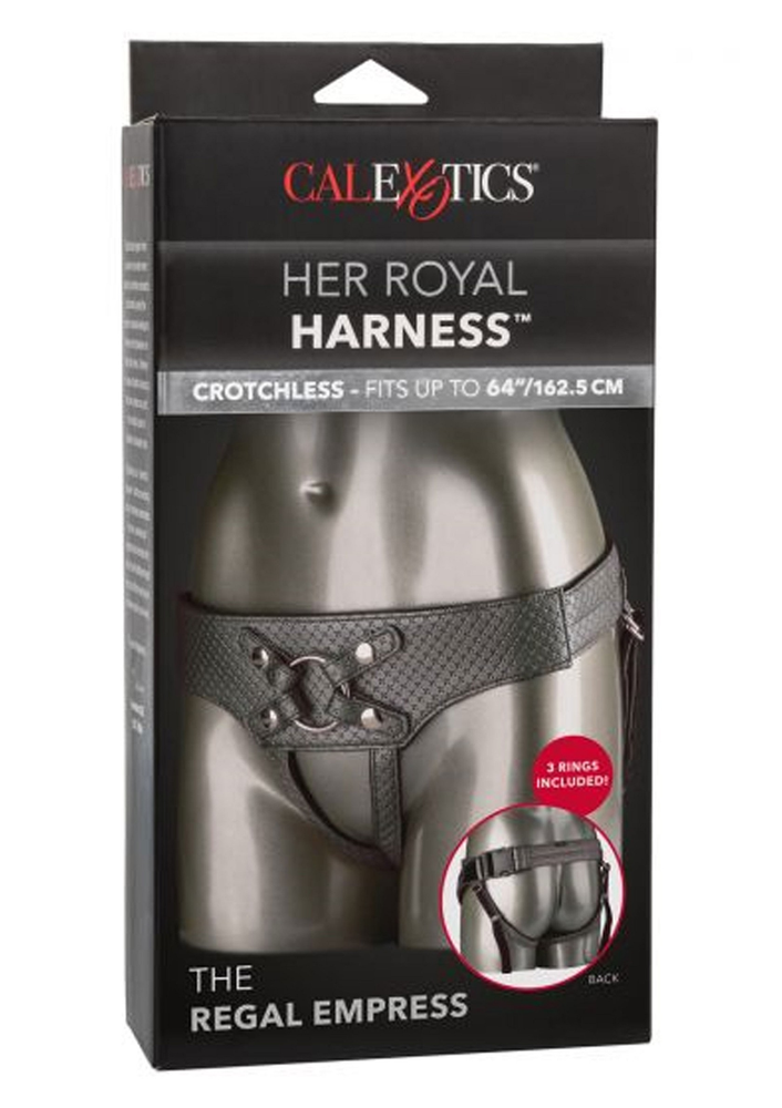 CalExotics Her Royal Harness The Regal Empress SILVER - 1