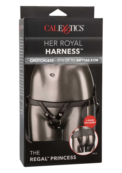 CalExotics Her Royal Harness The Regal Princess GREY - 3