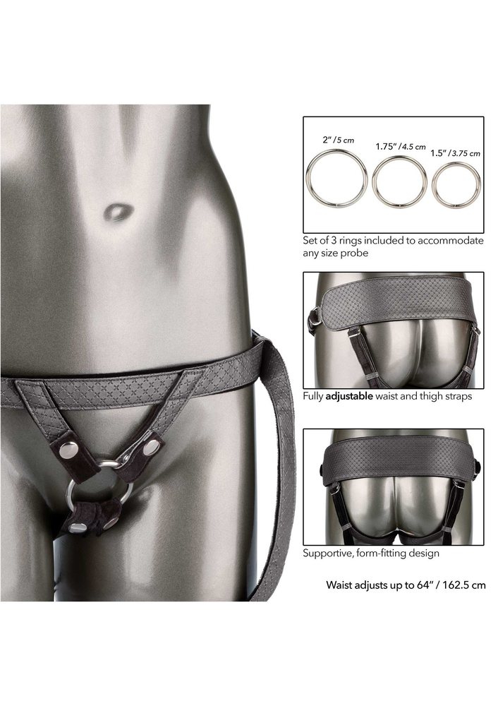 CalExotics Her Royal Harness The Regal Princess GREY - 1