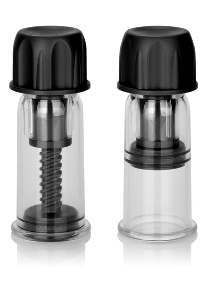 CalExotics Nipple Play Vacuum Twist Suckers BLACK - 0