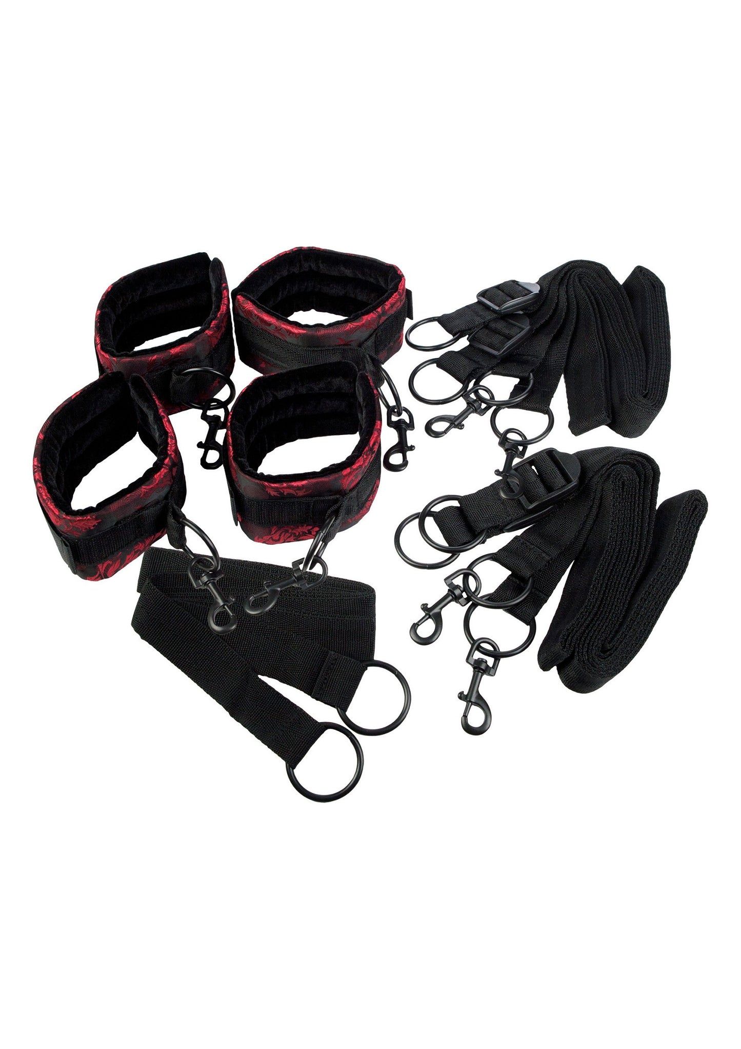 CalExotics Scandal Bed Restraints BLACK - 0