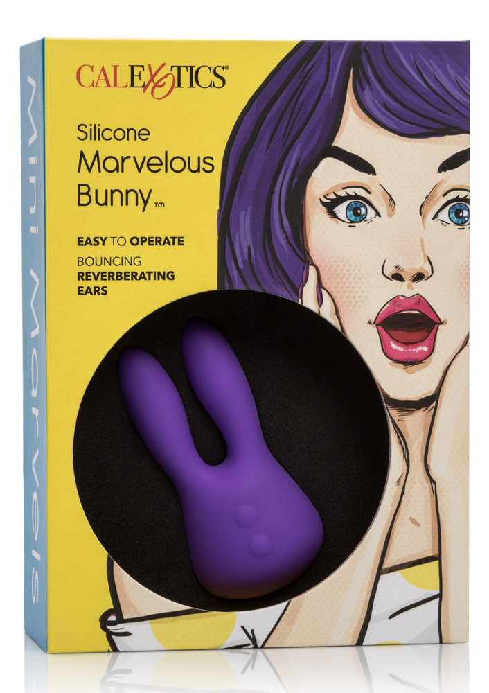 CalExotics Mini Marvels Silicone Marvelous Bunny PURPLE - 1