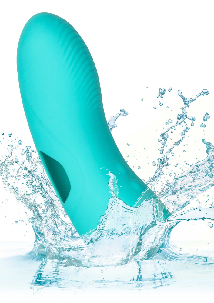 CalExotics Mini Marvels Silicone Marvelous Tickler AQUA - 5