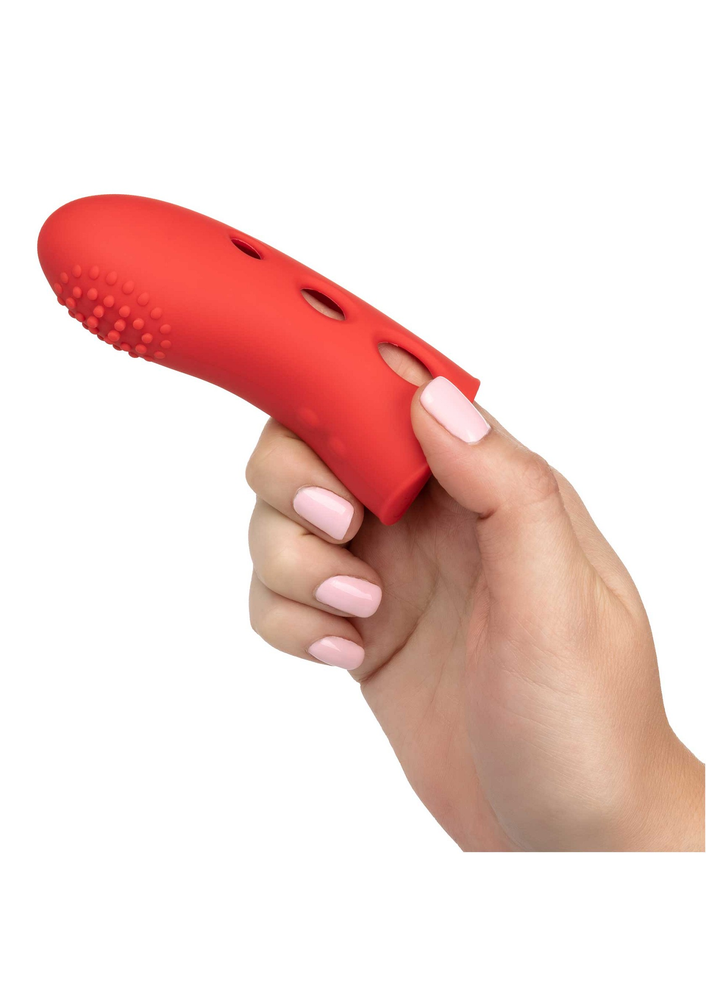 CalExotics Mini Marvels Silicone Marvelous Arouser RED - 4