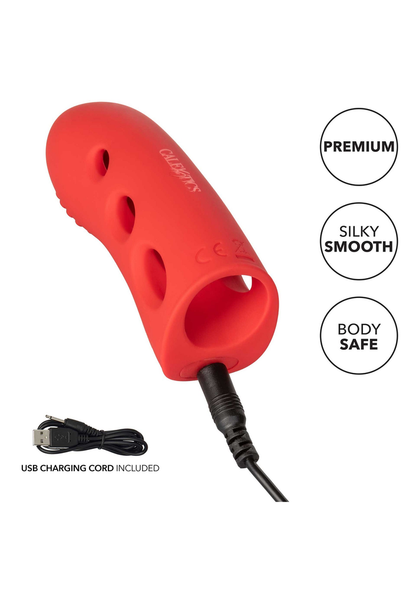 CalExotics Mini Marvels Silicone Marvelous Arouser RED - 7