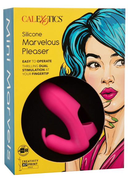 CalExotics Mini Marvels Silicone Marvelous Pleaser PINK - 9