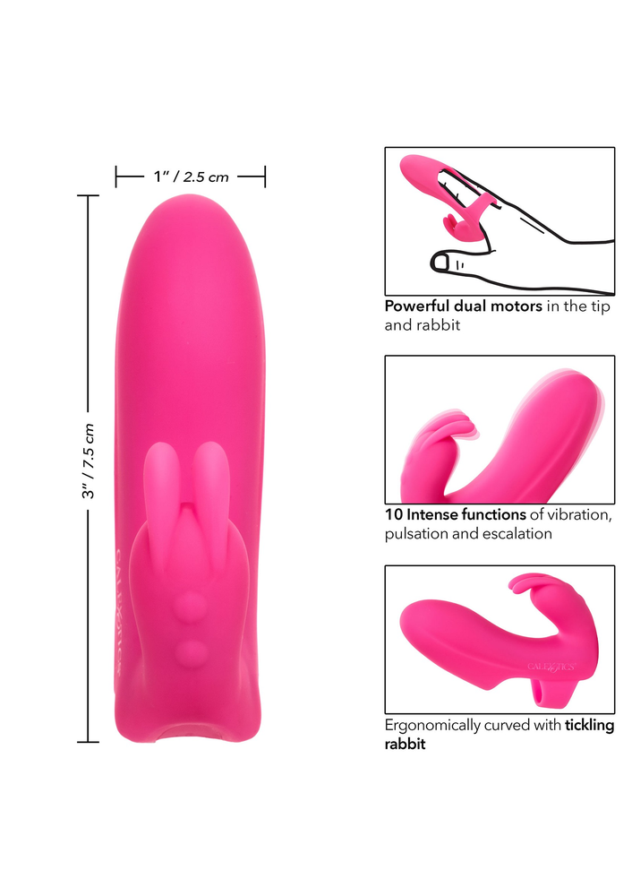 CalExotics Mini Marvels Silicone Marvelous Pleaser PINK - 4