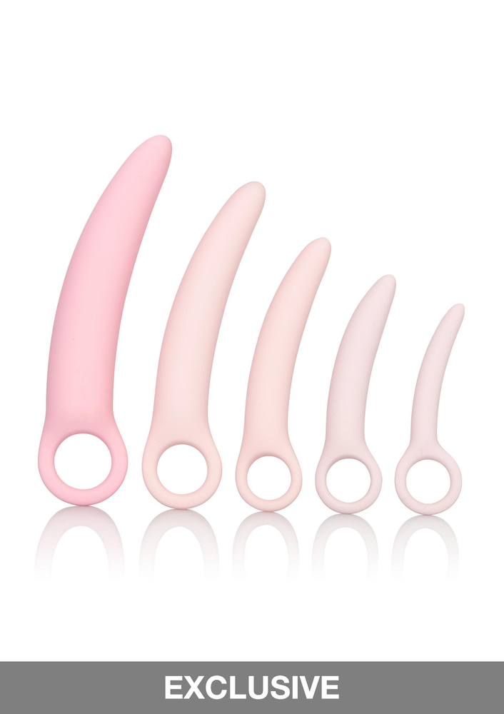 CalExotics Inspire Silicone Dilator Kit 5-Piece Set PINK - 0