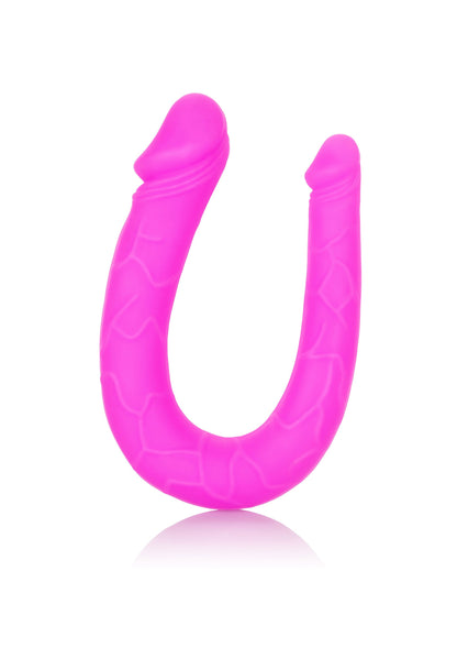 CalExotics Silicone Double Dong AC/DC Dong PINK - 1