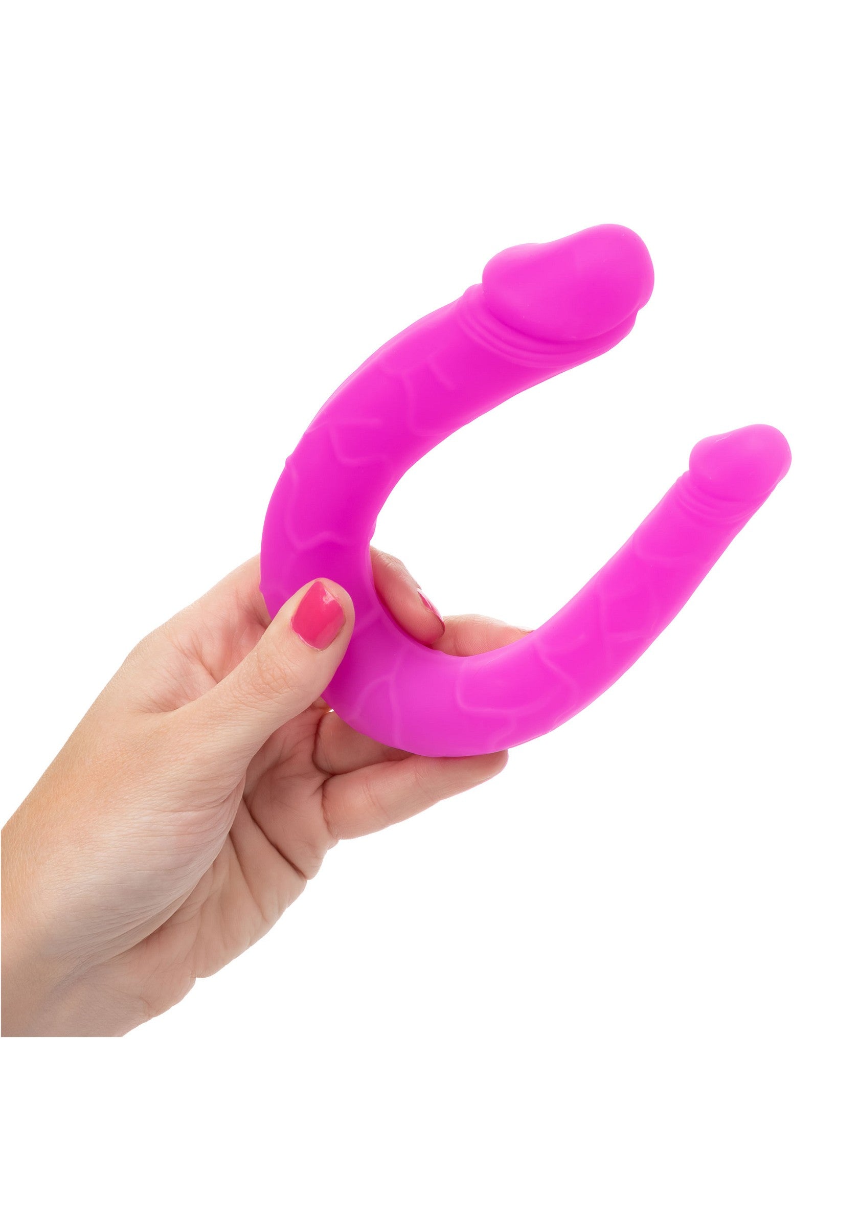 CalExotics Silicone Double Dong AC/DC Dong PINK - 5