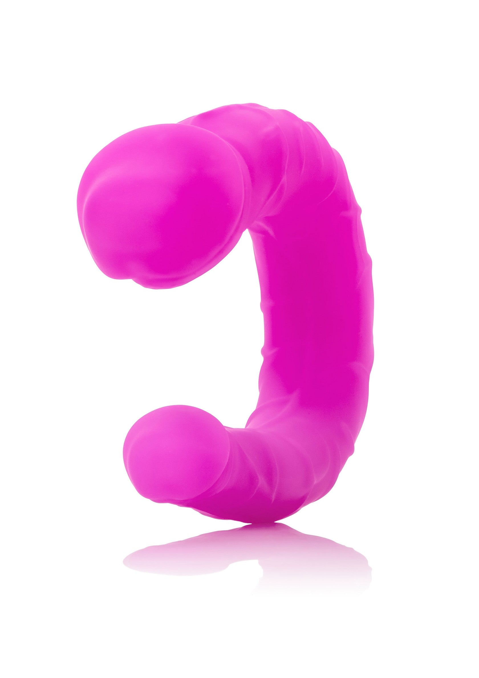 CalExotics Silicone Double Dong AC/DC Dong PINK - 2