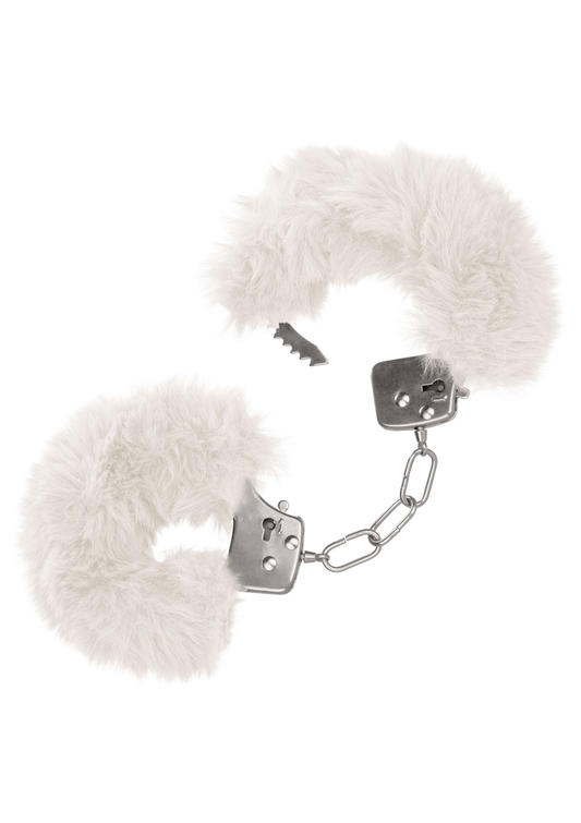 CalExotics Ultra Fluffy Furry Cuffs - Weiß