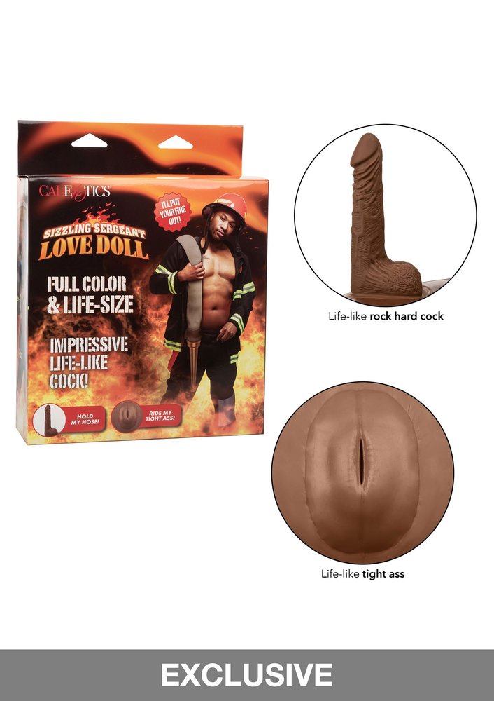 CalExotics Sizzling Sergeant Love Doll BROWN - 0