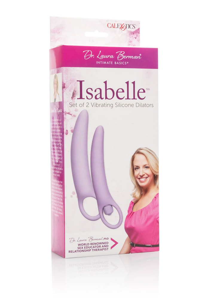 CalExotics Dr. Laura Berman Isabelle Set of 2 Vibrating Silicone Dilators PURPLE - 4