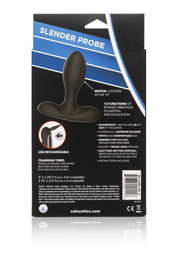 CalExotics Eclipse Slender Probe BLACK - 0