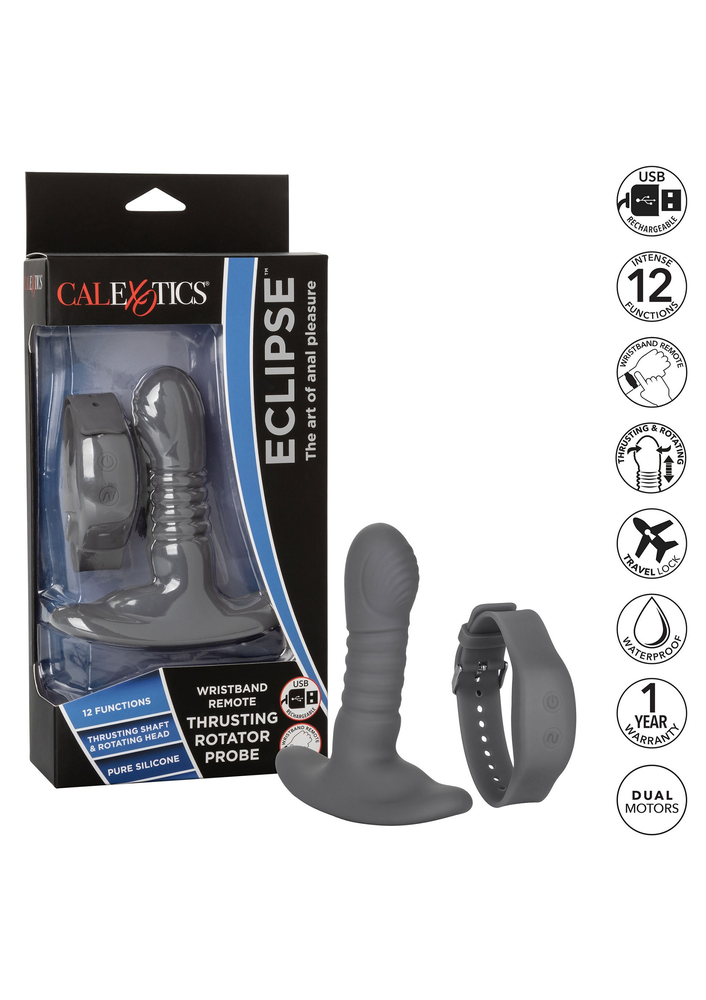 CalExotics Eclipse Wristband Remote Thrusting Rotator Probe BLACK - 3