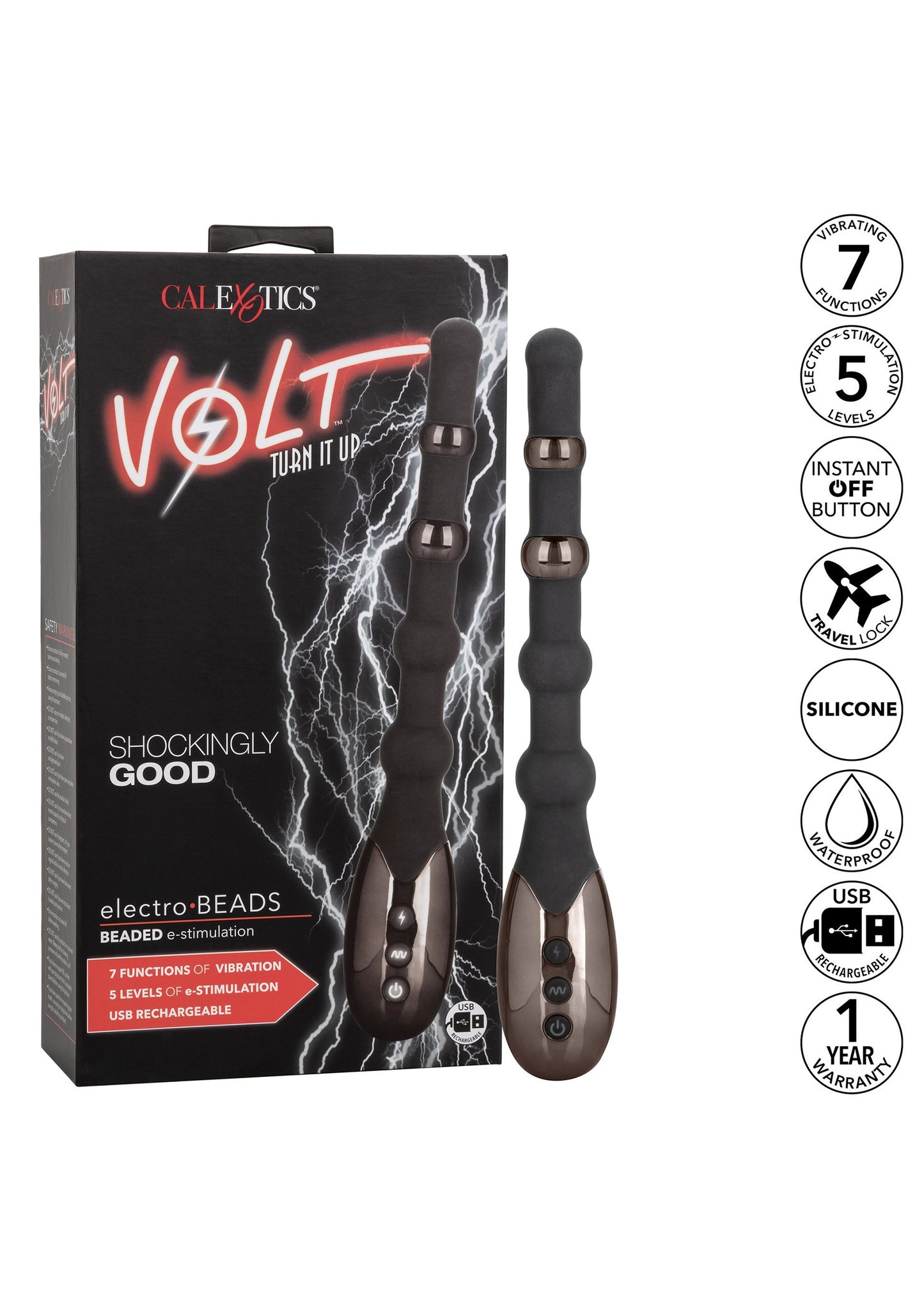 CalExotics Volt Electro Beads BLACK - 4