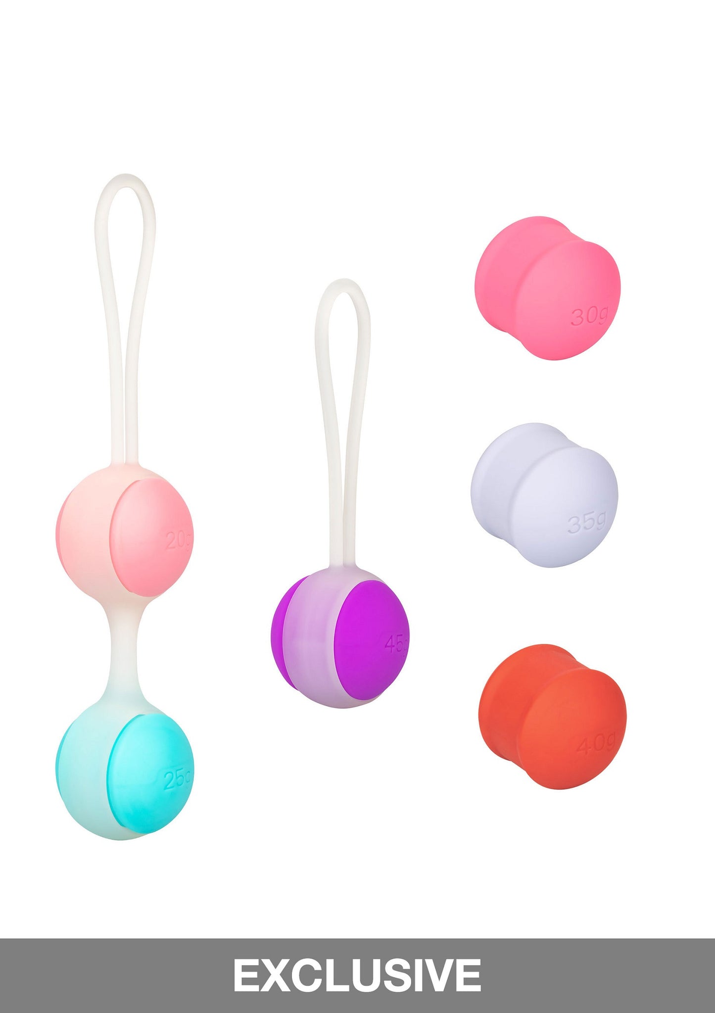 CalExotics She-ology Interchangeable Weighted Kegel Set ASSORT - 2